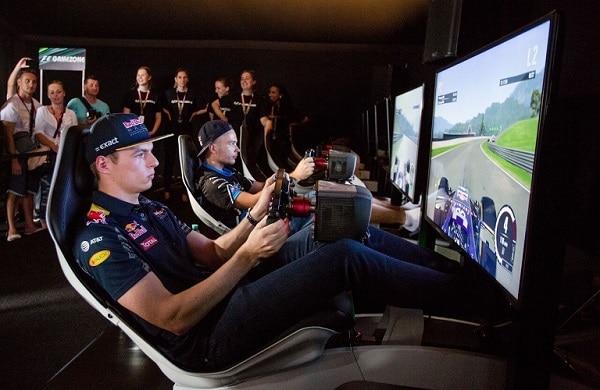 Max Verstappen race simulator