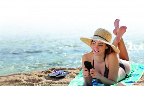 Bellen op vakantie
