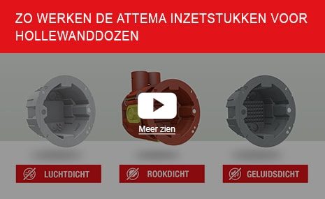 Attema Inzetstukken hollewanddozen