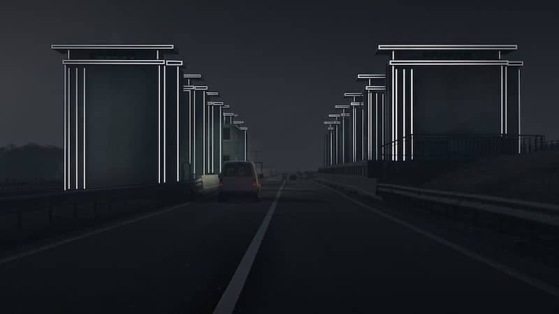 Lichtproject Icoon Afsluitdijk