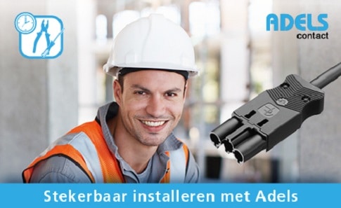 Adels-Contact AC166G stekerbare systeem