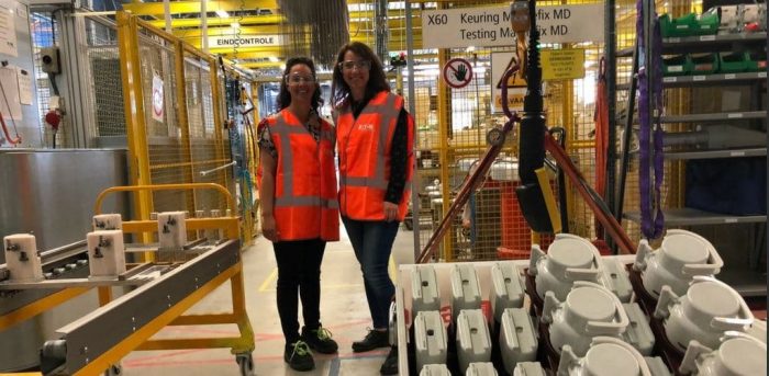 Eaton rondleiding fabriek Hengelo