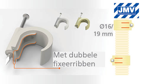 JMV flexbuis-spijkerclip