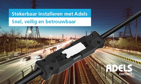 Adels contact stekerbaar installeren