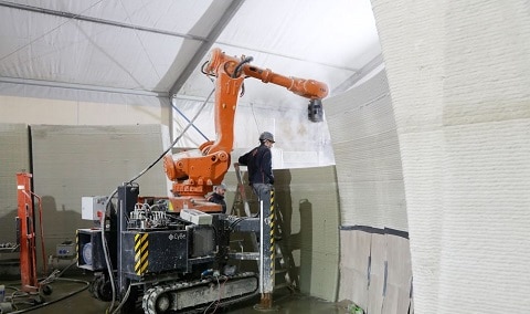 Eerste 3d-geprinte gebouw een feit door Van Dalen Installatietechniek.