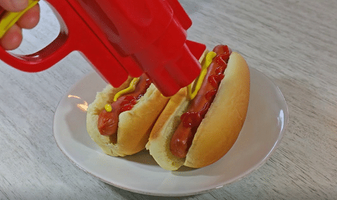 condiment gun saus revolver