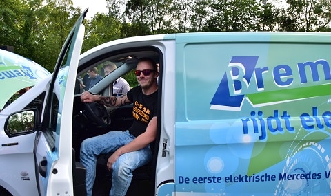 elektrische bedrijfsbus Breman installatiegroep