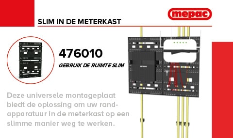 MEPAC slimme meterkast universele montageplaat
