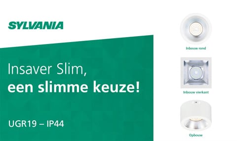 Sylvania insaver Slim downlights