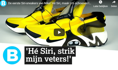 zelfstrikkende Siri Nike sneakers