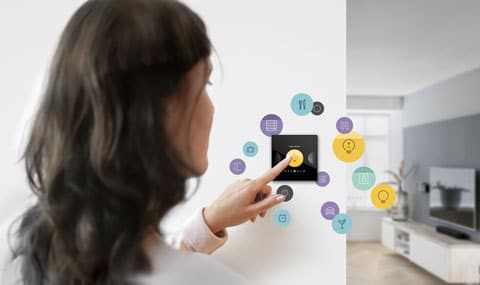 Niko Digital black schakelaar home control