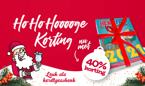 Leuk als kerstgeschenk Henk & Fred Scheurkalender