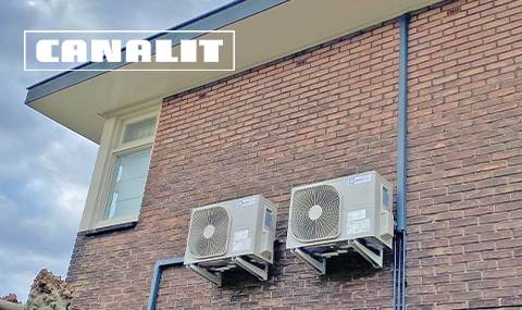 Canalit antraciet grijze aircokanalen