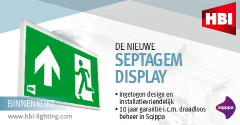 inbouwspot met display