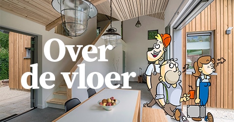 over de vloer