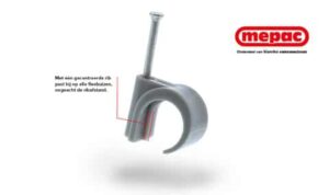 Mepac Flexbuis-spijkerclip 16/19mm