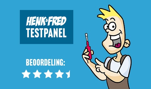 Beoordeling Henk & Fred testpanel 4,5 ster