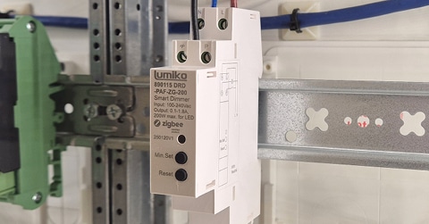 Lumiko Zigbee DINrail dimmer
